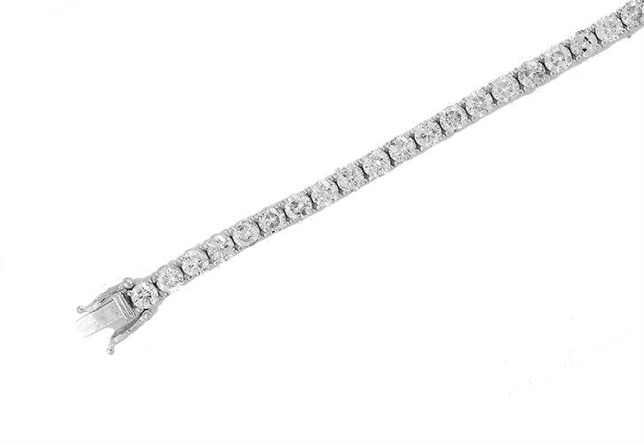 14KW 11.52CTW DIAMOND TENNIS BRACELET - Norma's Jewelry