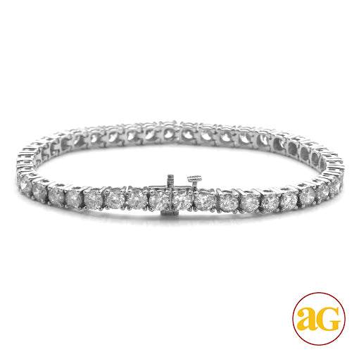 14KW 10.0 CTW DIAMOND TENNIS BRACELET - Norma's Jewelry