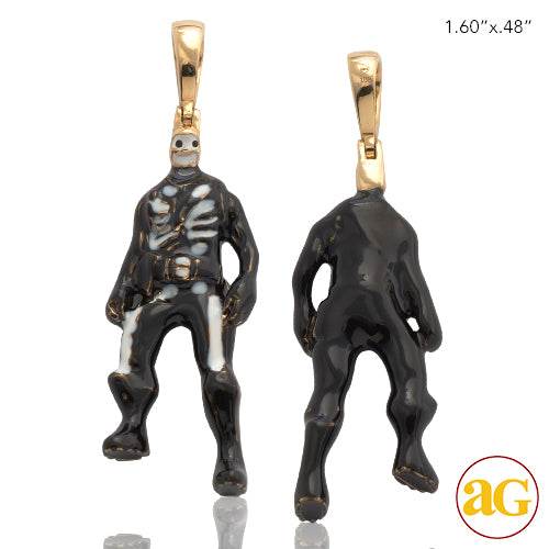 10KY ENAMEL FORTNITE CHARACTER PENDANT - Norma's Jewelry