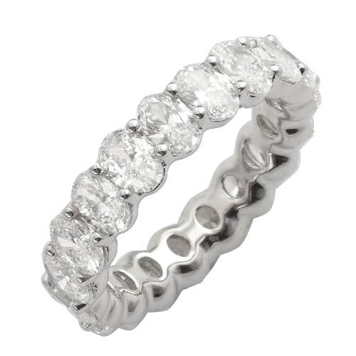 14KW 4.90CTW DIAMOND 19-OVAL STONE MACHINE SET - Norma's Jewelry