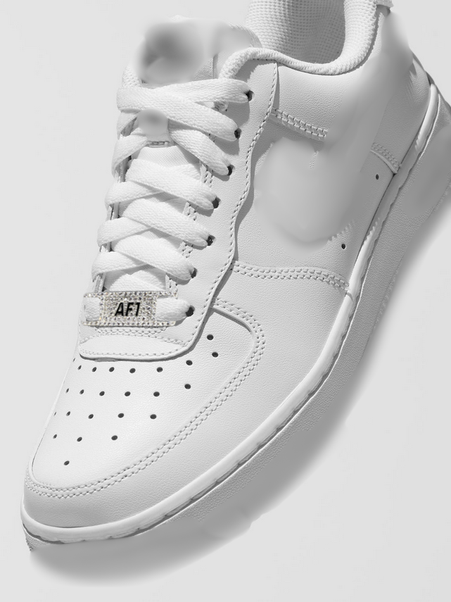 Custom "NICE AF" Diamond Shoe Tag