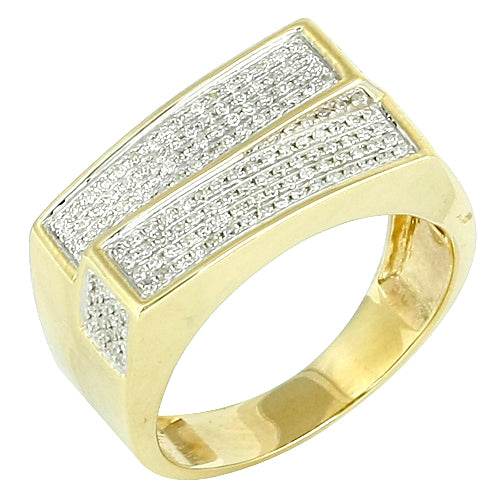10KY 0.50CTW DIAMOND FANCY MENS RING - Norma's Jewelry