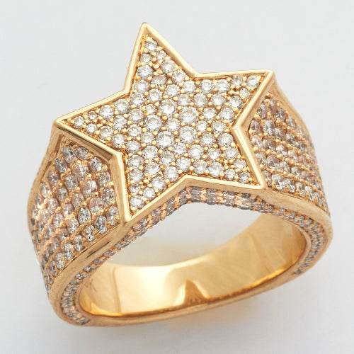 14KY 2.50CTW DIAMOND STAR SHAPE RING - Norma's Jewelry