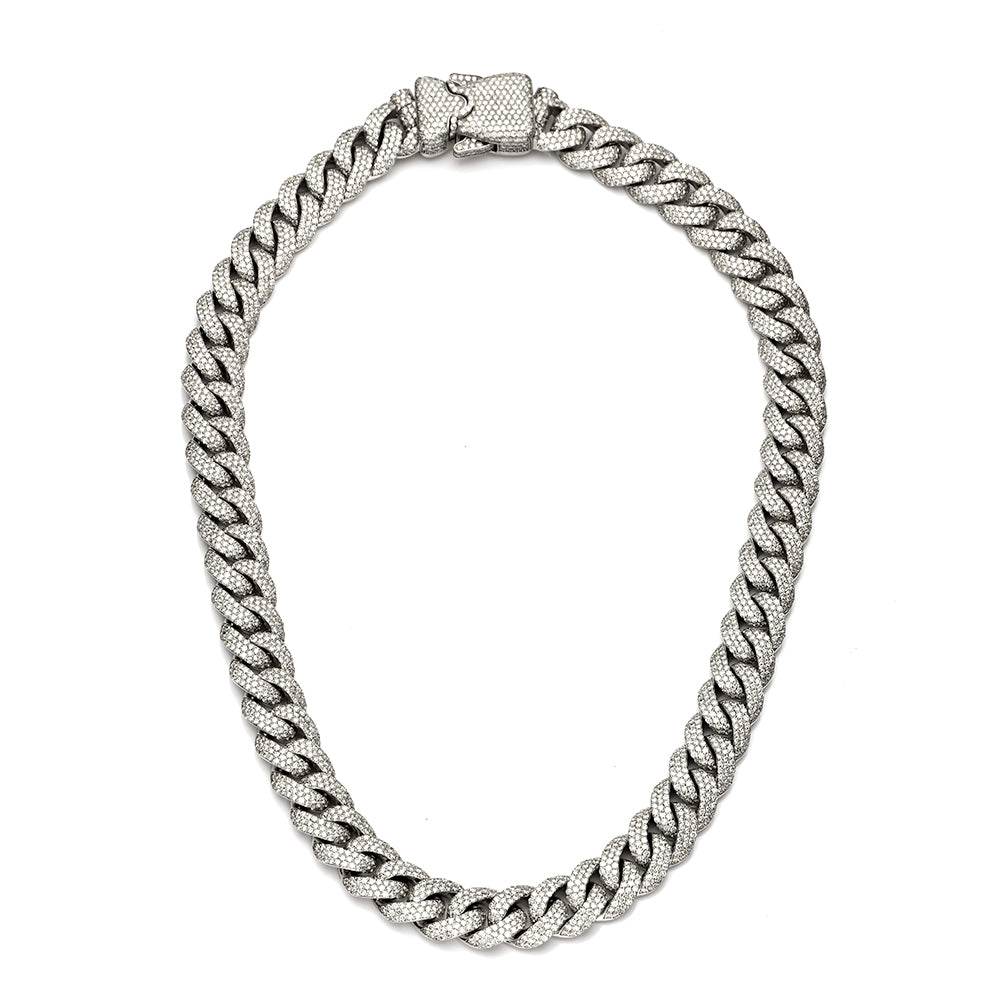 10KW 51.62CTW DIAMOND MIAMI CUBAN NECKLACE - Norma's Jewelry