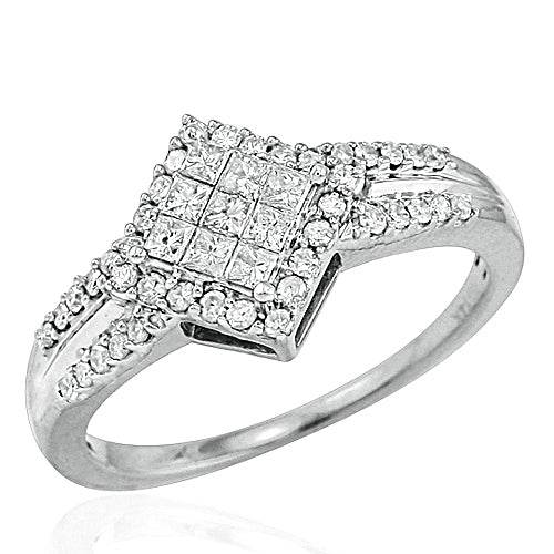 14KW 0.50CTW FANCY LADIES RING - Norma's Jewelry