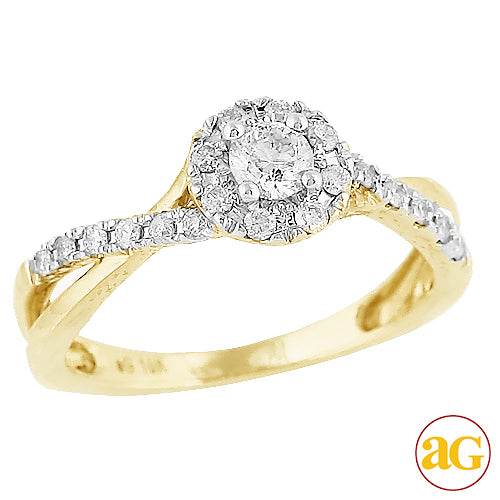14KY 0.50CTW DIAMOND FANCY RING - Norma's Jewelry