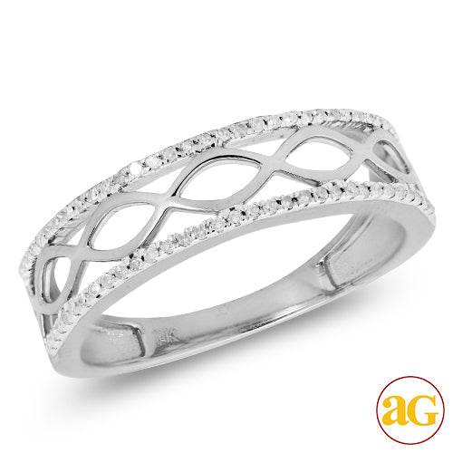 14KW 0.20CTW DIAMOND FANCY BAND - Norma's Jewelry
