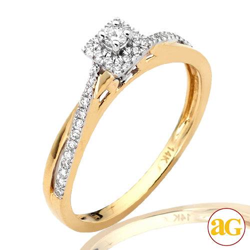 14KY 0.25CTW DIAMOND PROMISE RING - Norma's Jewelry