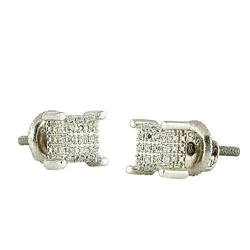 10KW 0.10CTW DIAMOND DICE EARRINGS - Norma's Jewelry