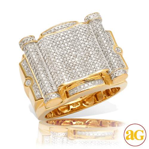 10KY 1.00CTW DIAMOND MENS RING - Norma's Jewelry