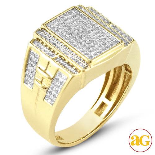 10KY 0.50CTW DIAMOND MENS RIING - Norma's Jewelry