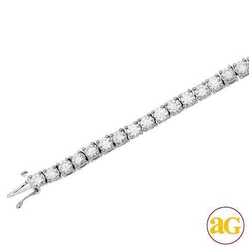 14KW 9.02CTW DIAMOND TENNIS BRACELET - Norma's Jewelry