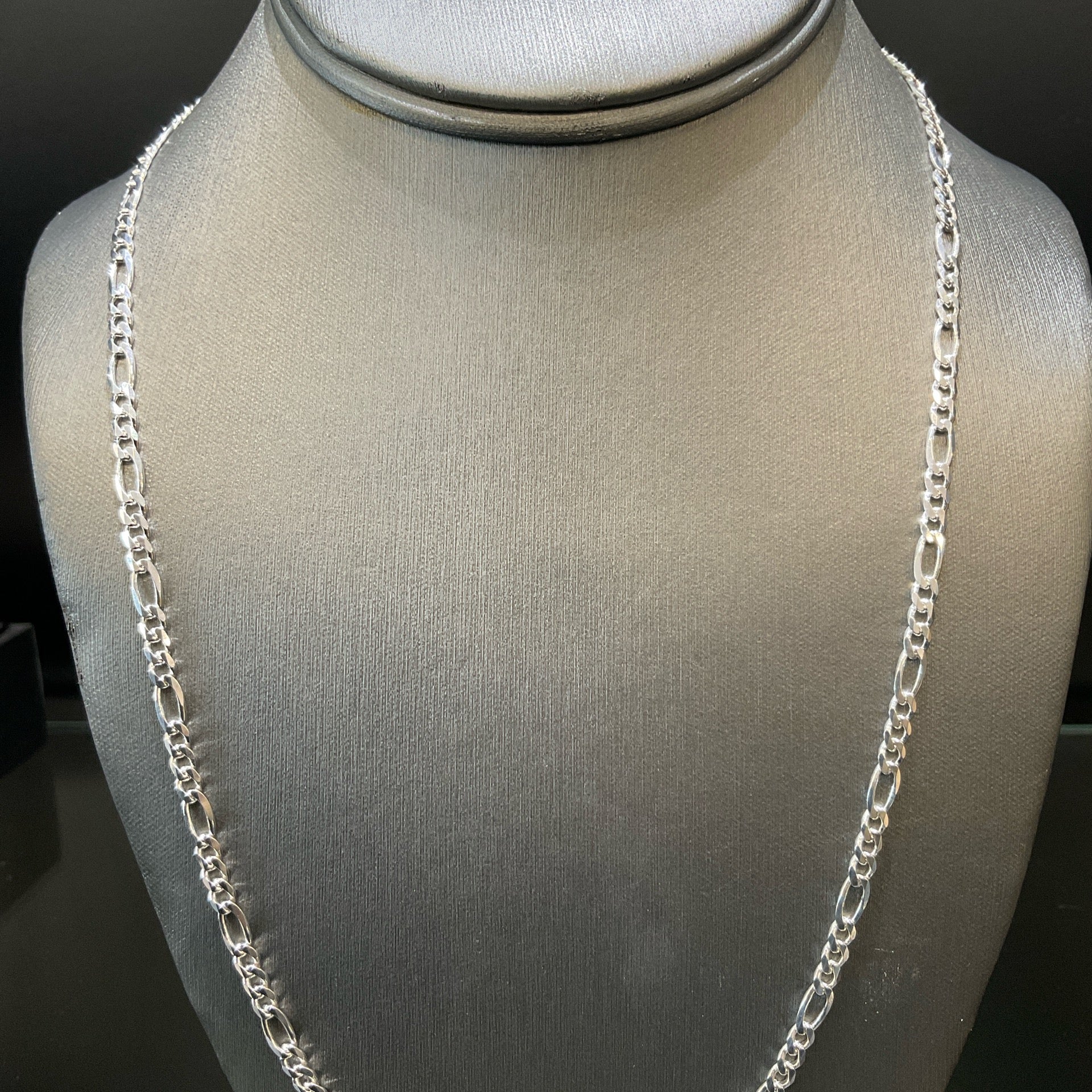 925 Silver Figaro Necklace
