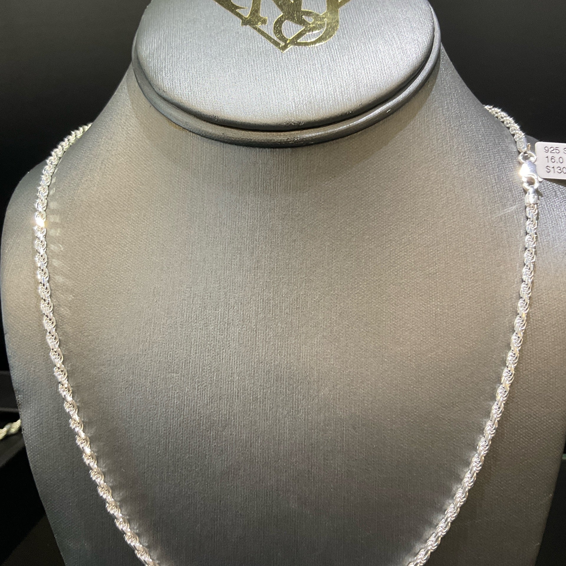 925 Silver Rope Necklace