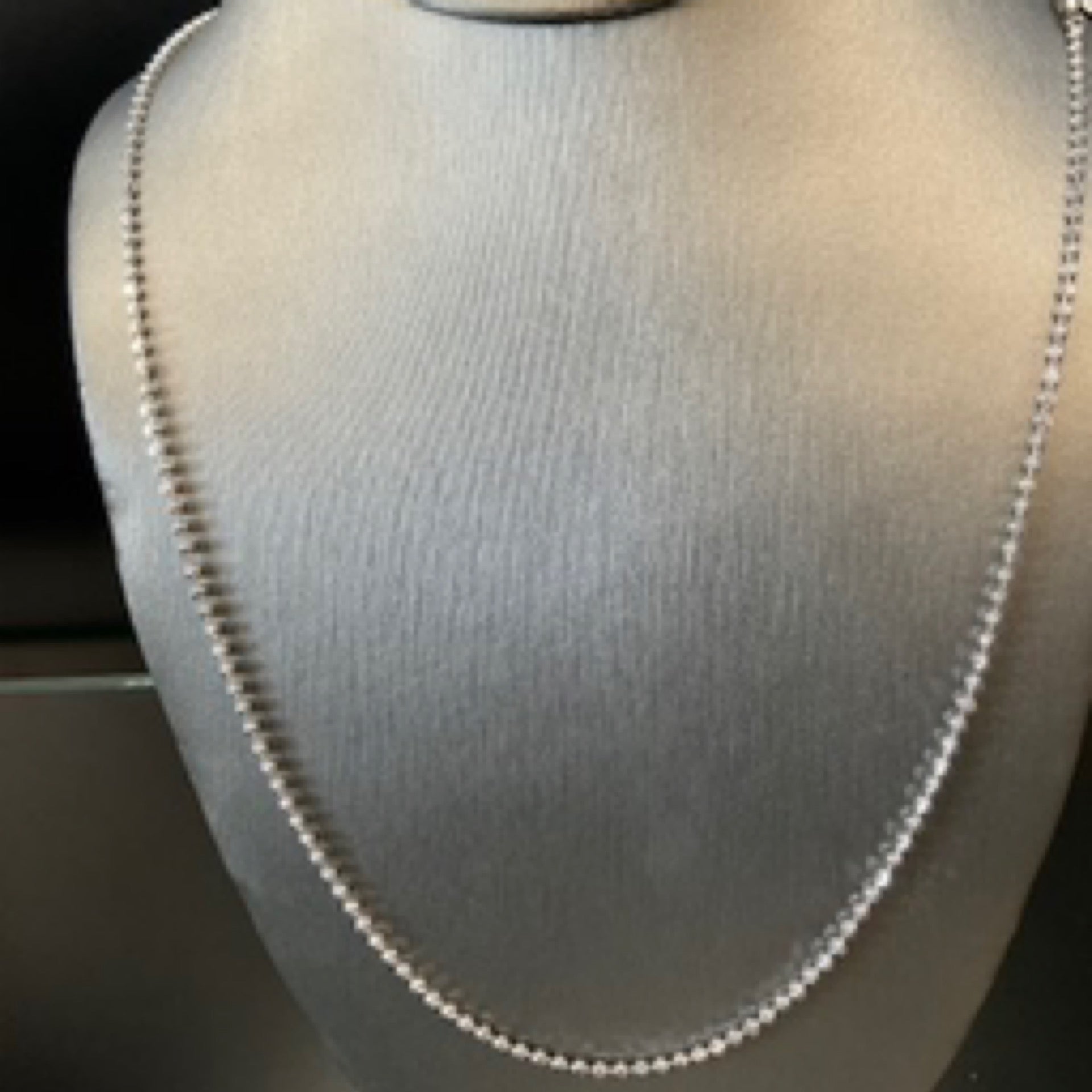 925 Silver Bead Necklace