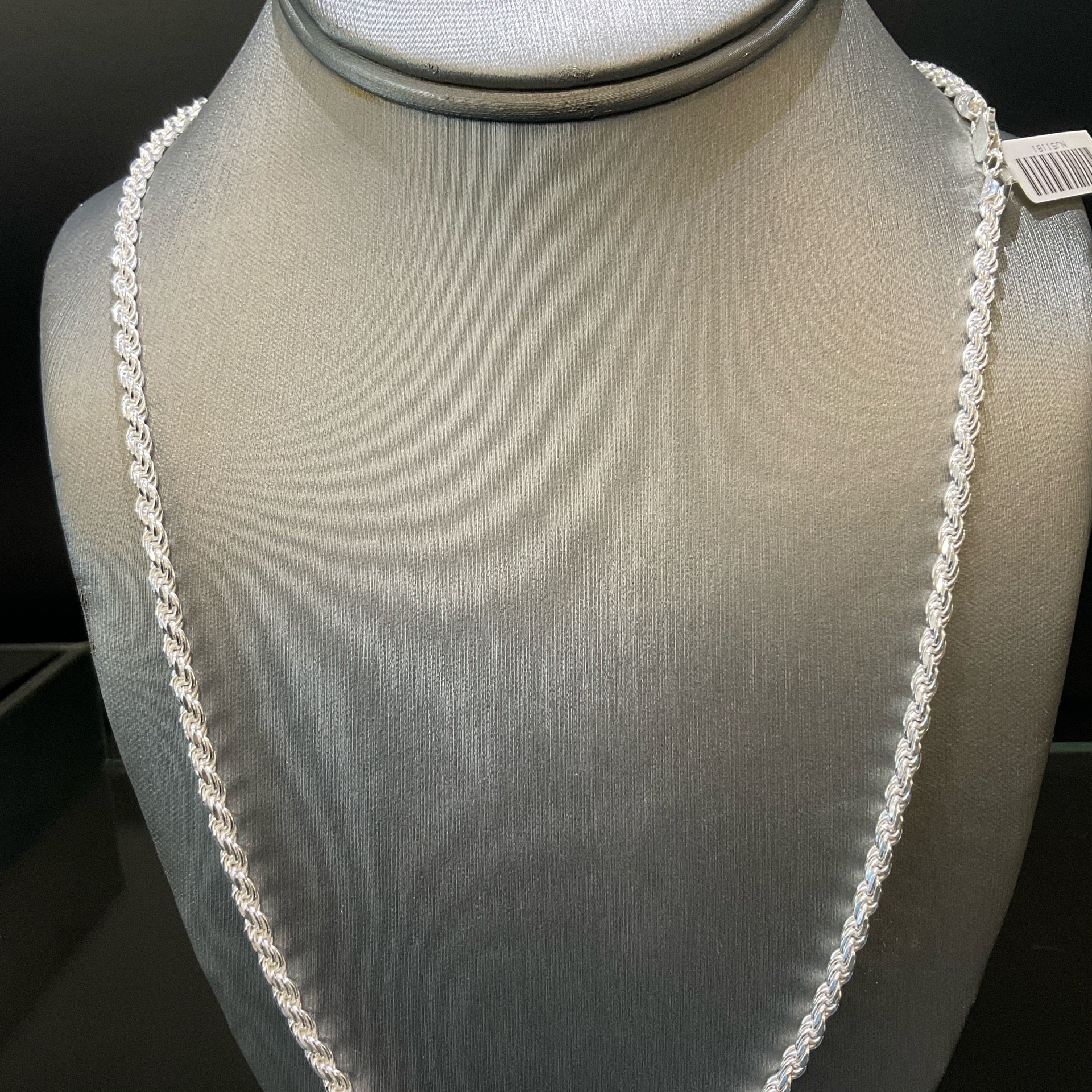 925 Silver Rope Necklace
