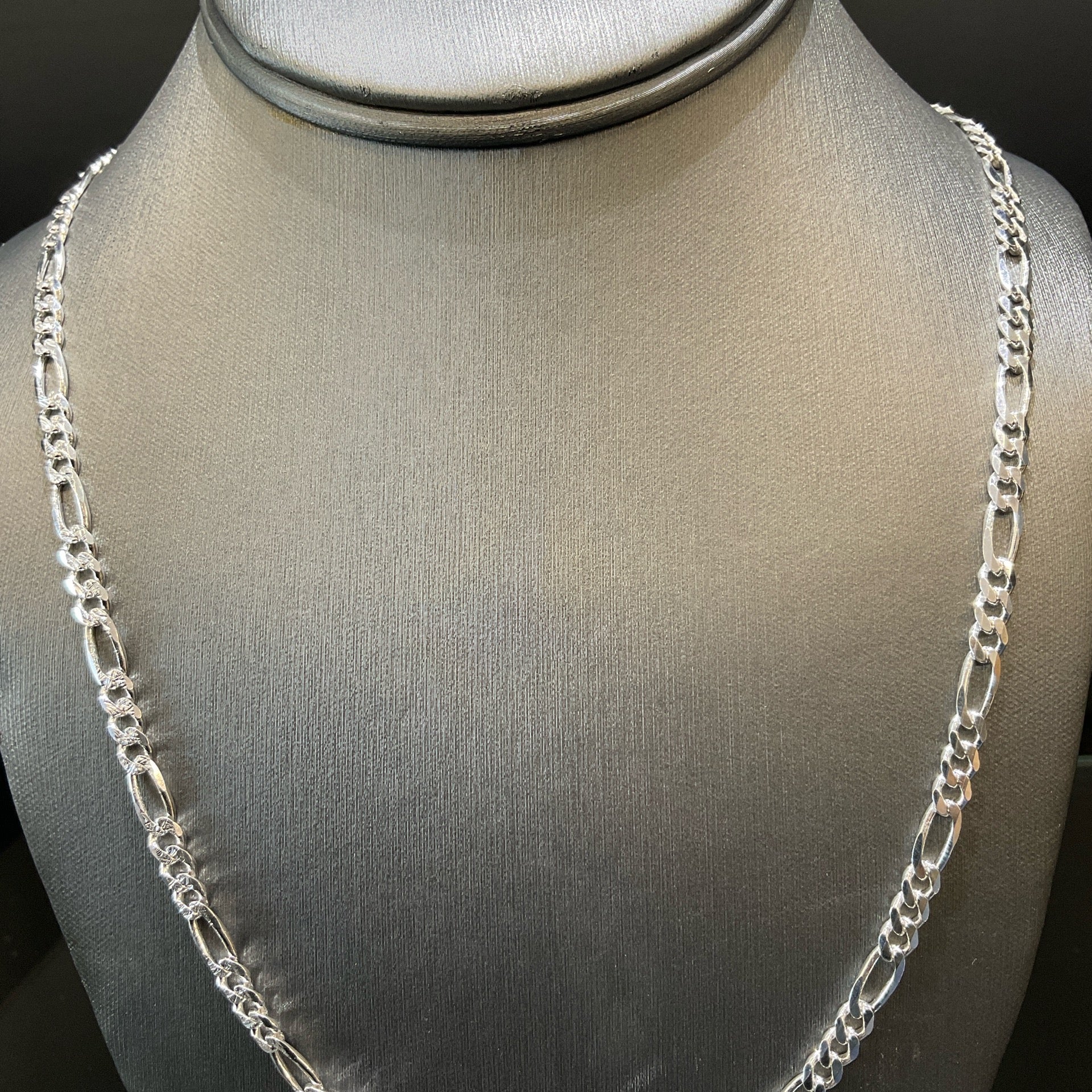 925 Silver Figaro Necklace