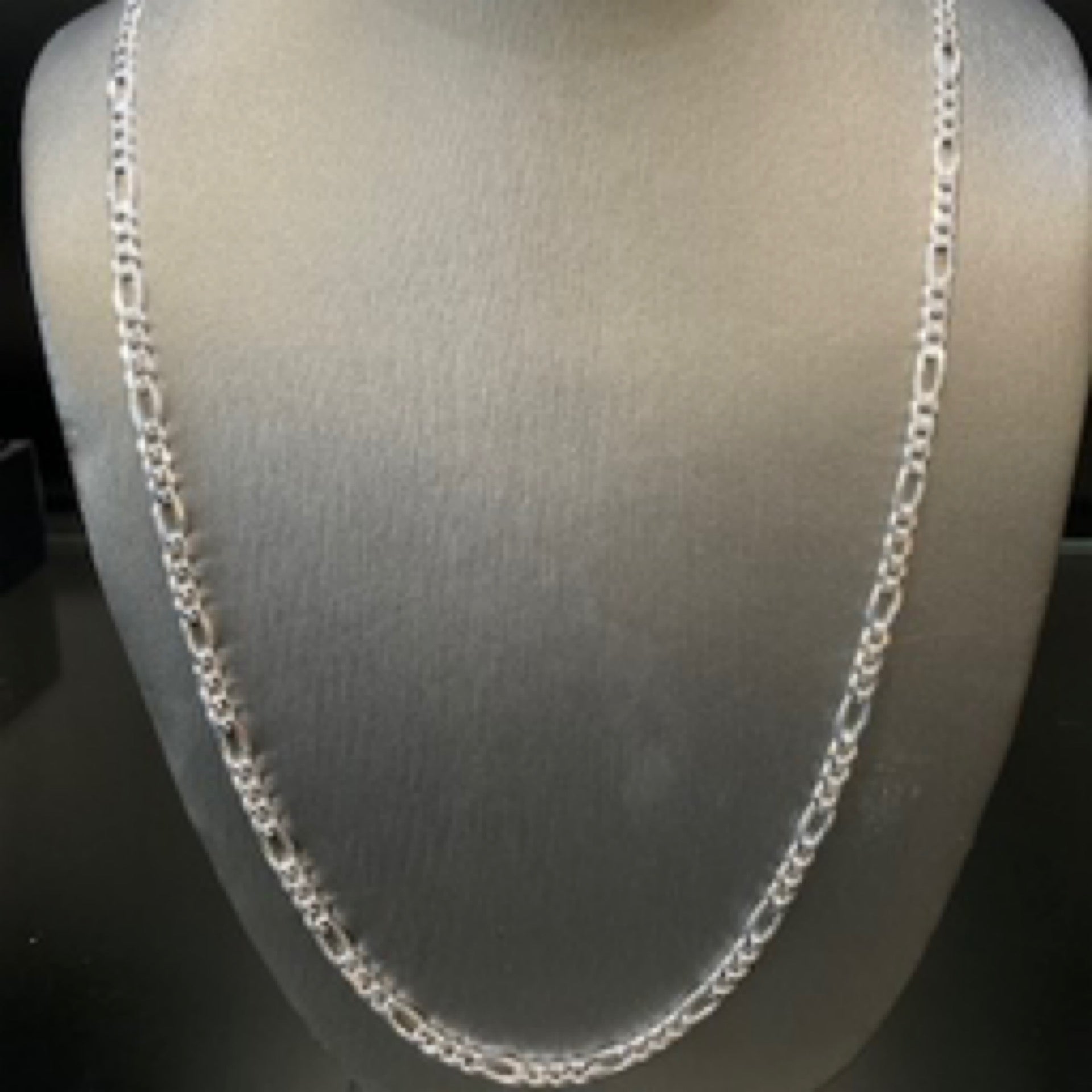 925 Silver Figaro Necklace