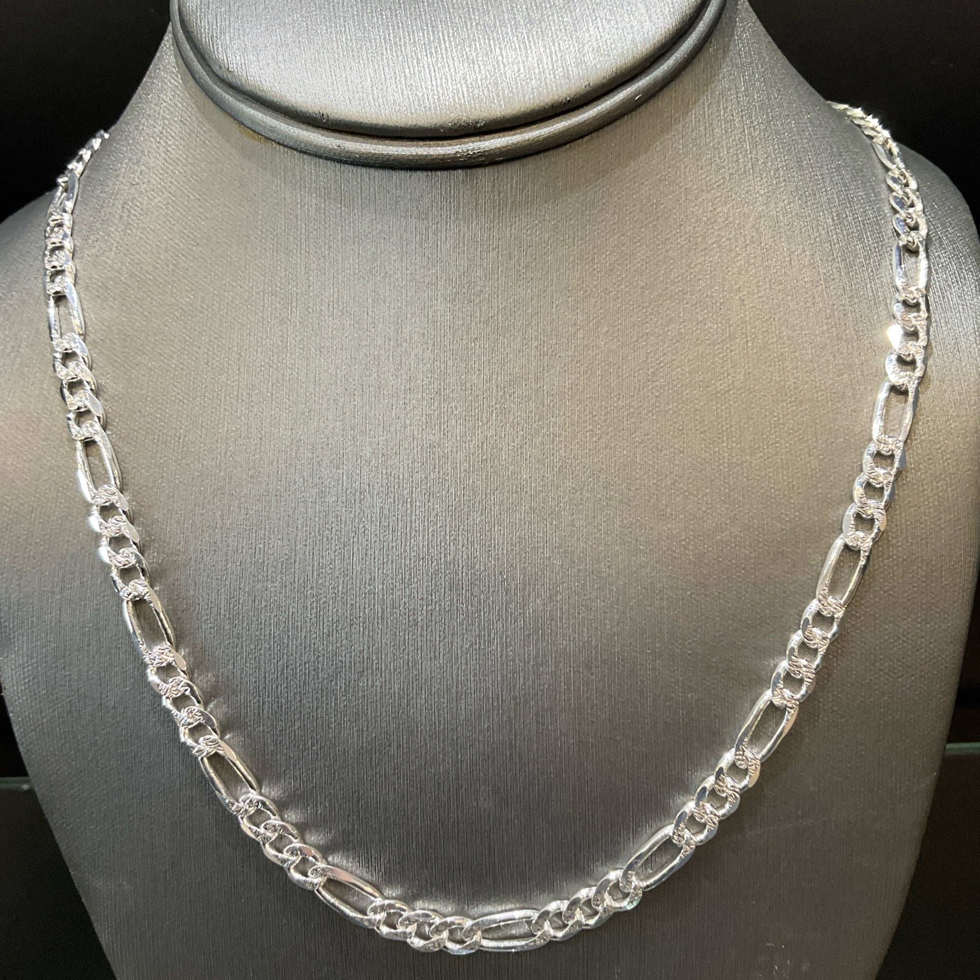 925 Silver Figaro Necklace
