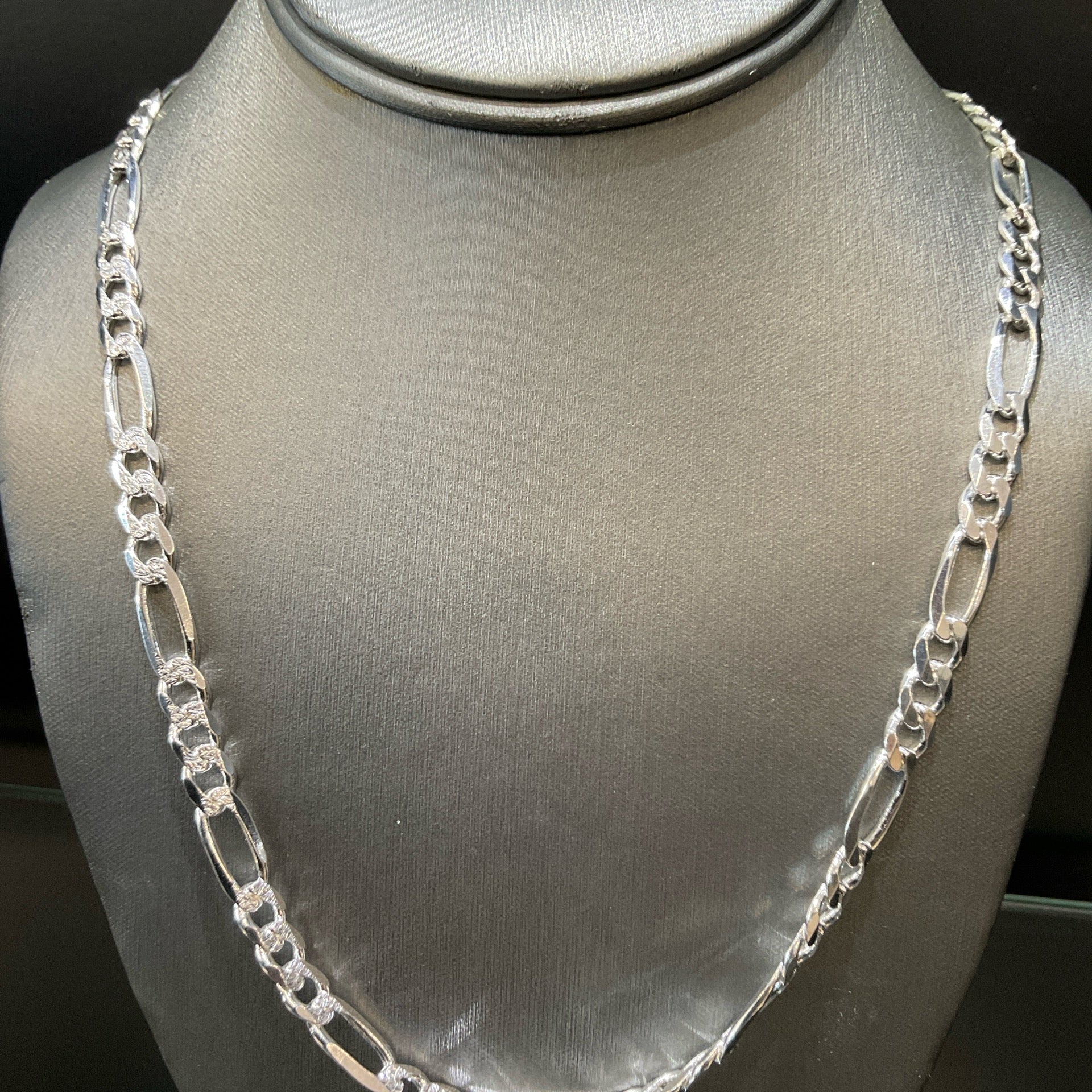 925 Silver Figaro Necklace