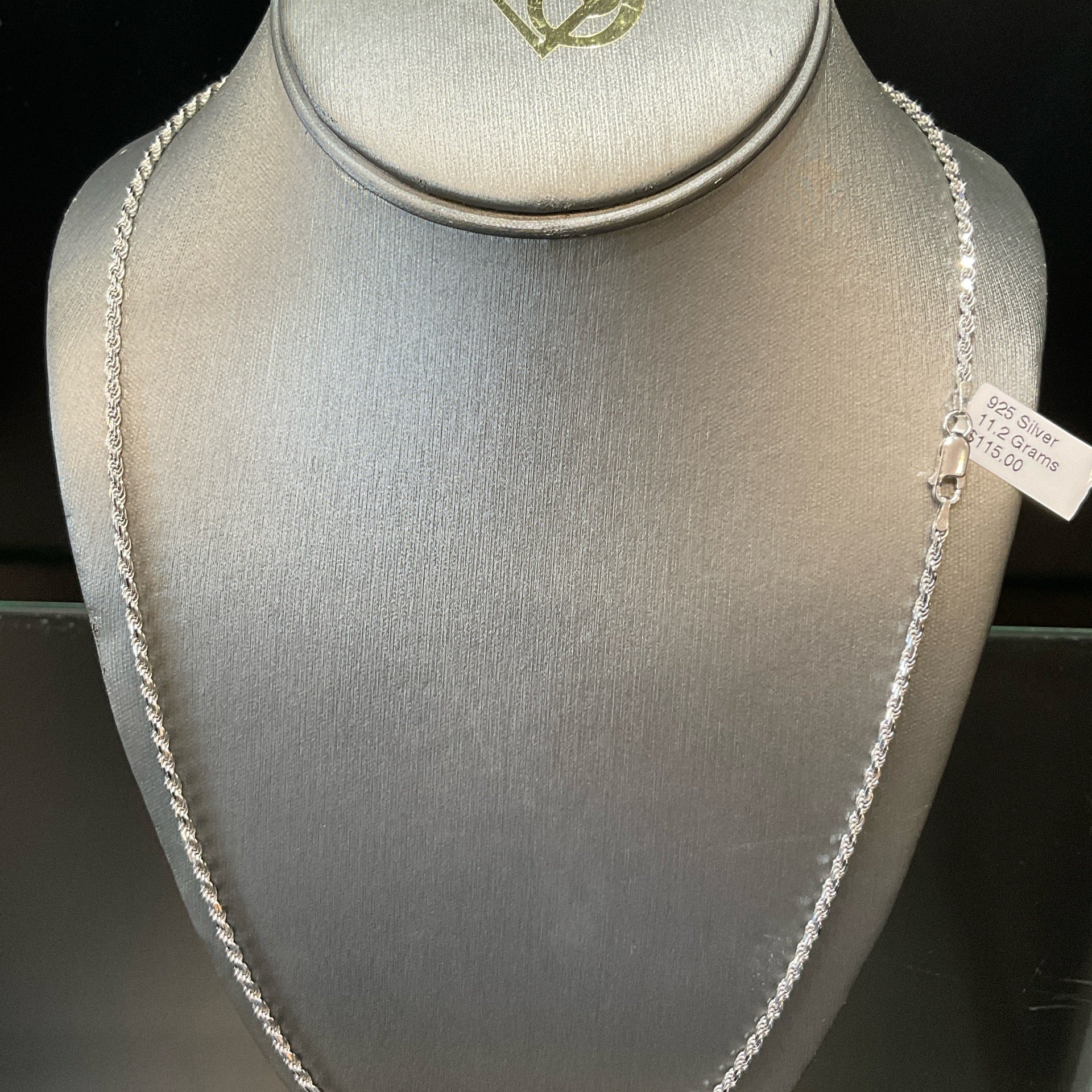 925 Silver Rope Necklace