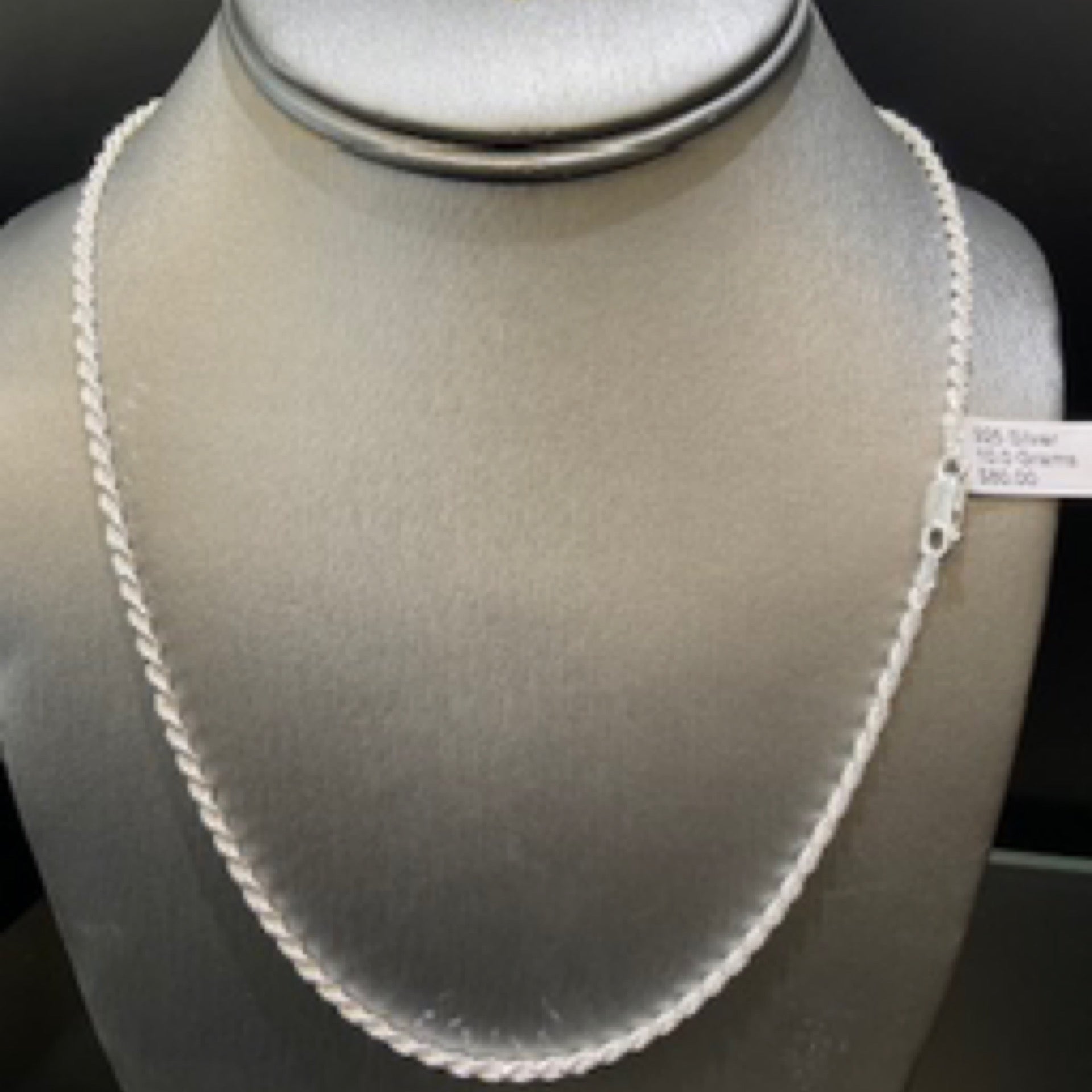 925 Silver Rope Necklace