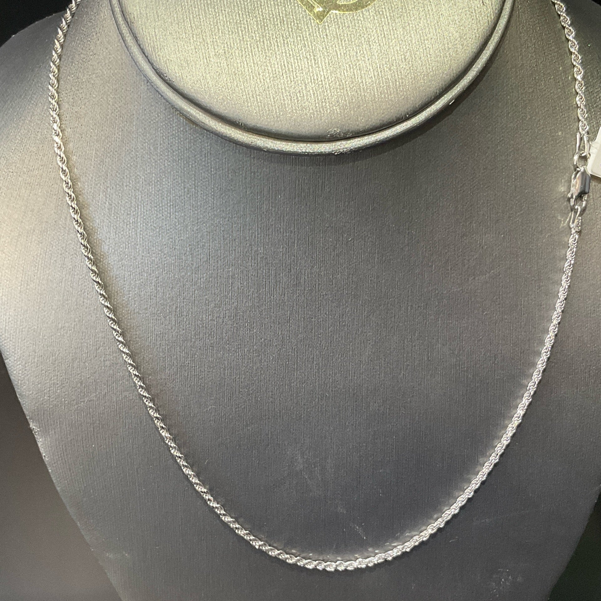 925 Silver Rope Necklace