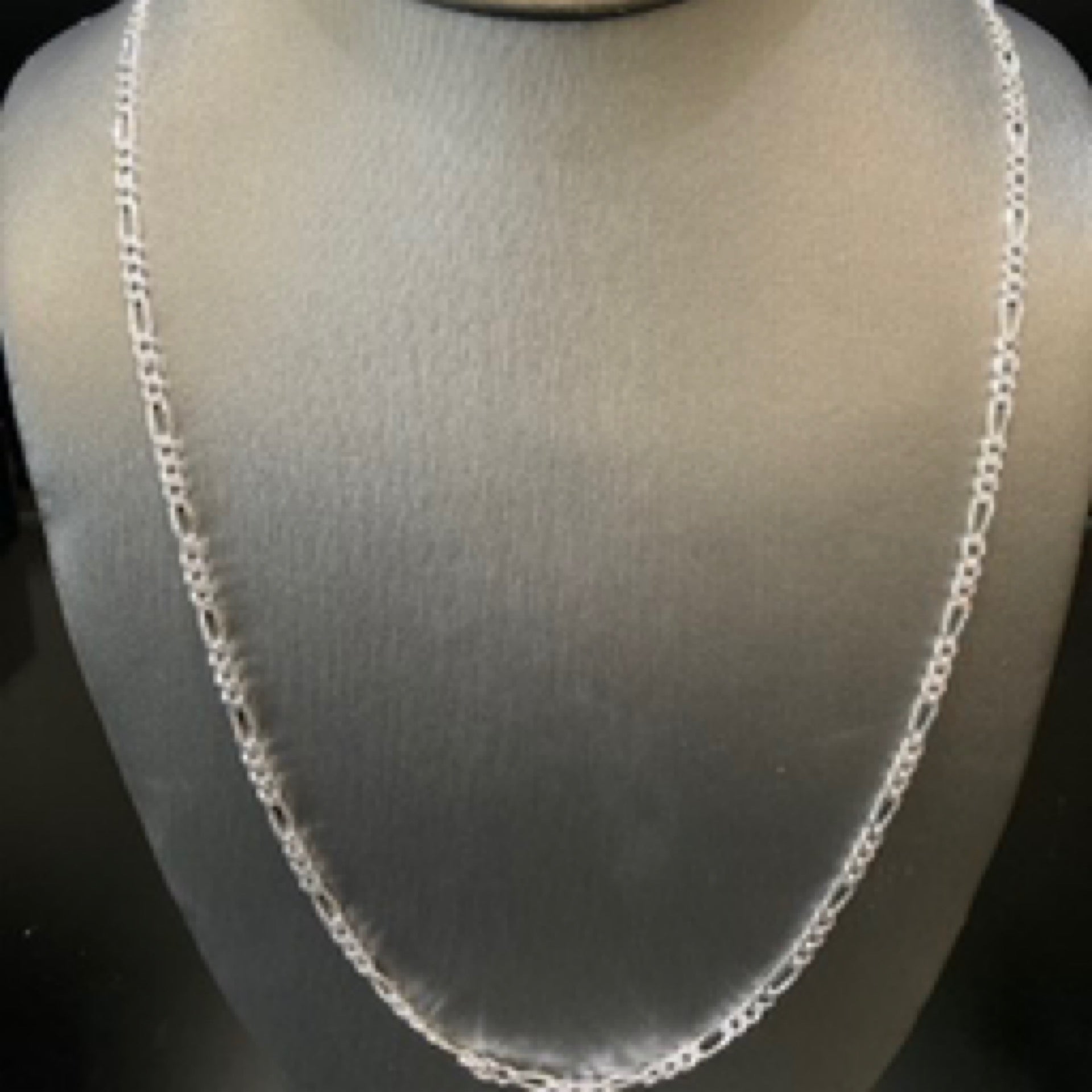 925 Silver Figaro Necklace