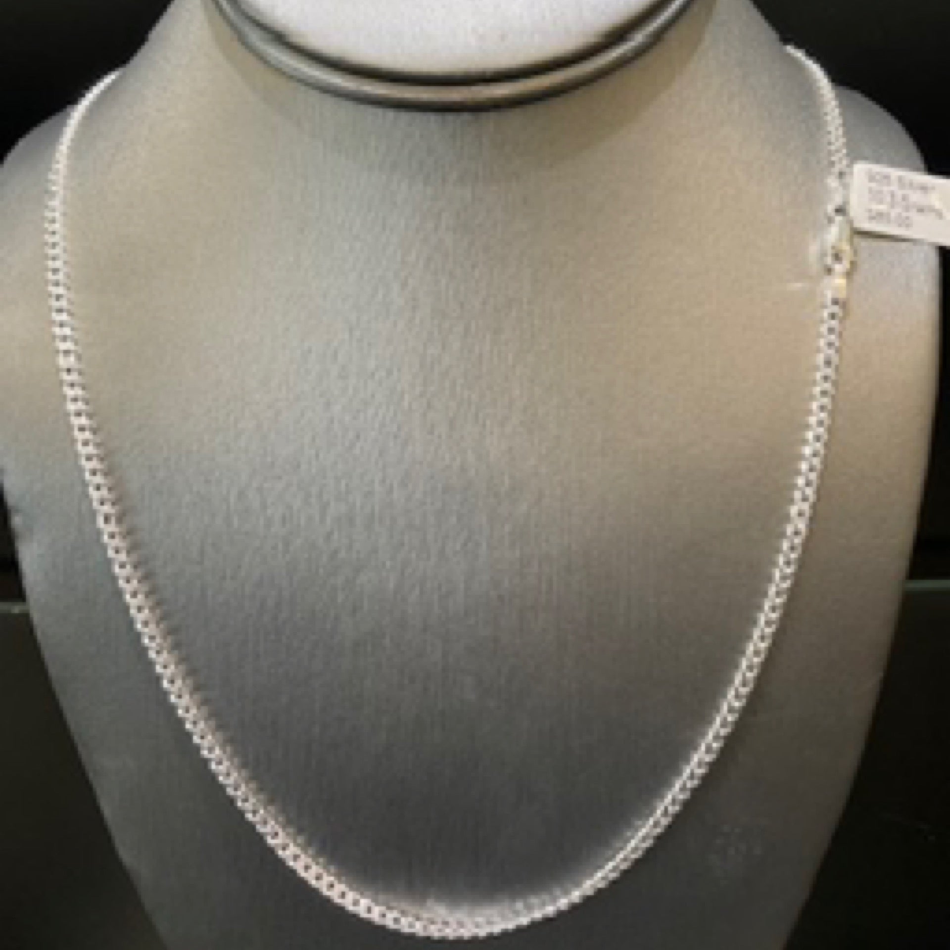 925 Silver Cuban Curb Necklace