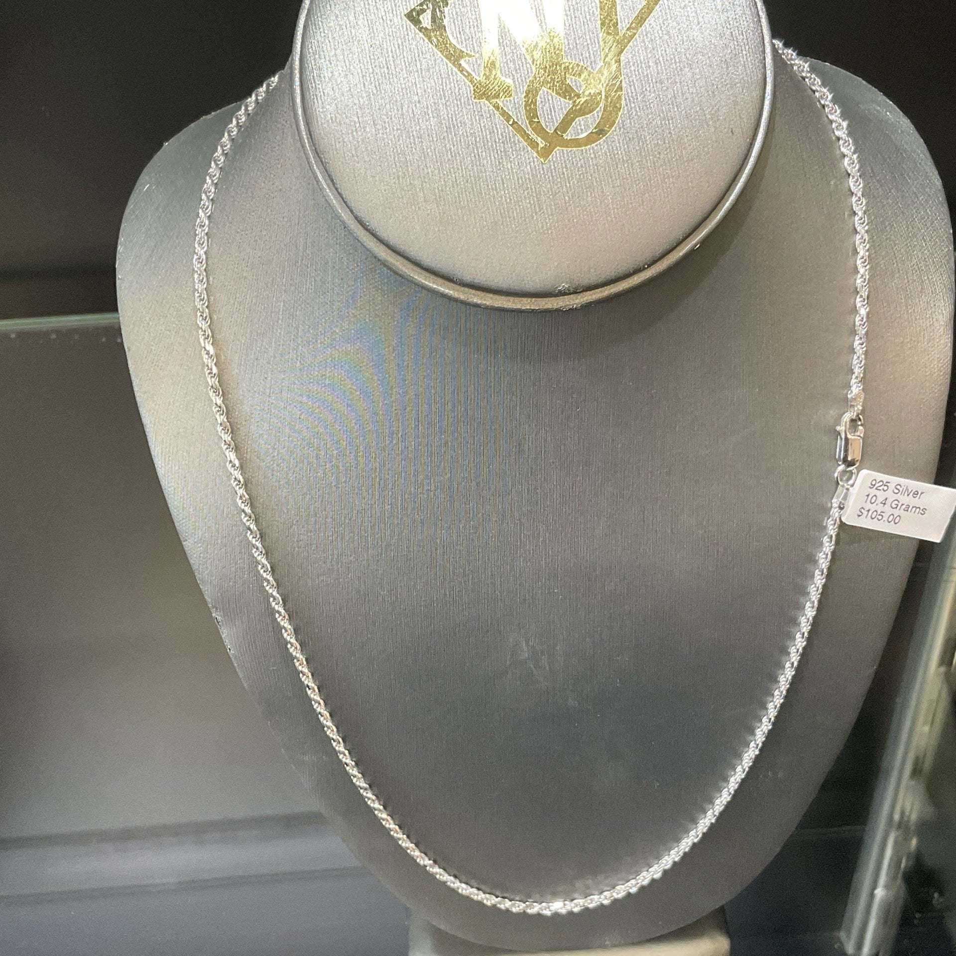 925 Silver Rope Necklace