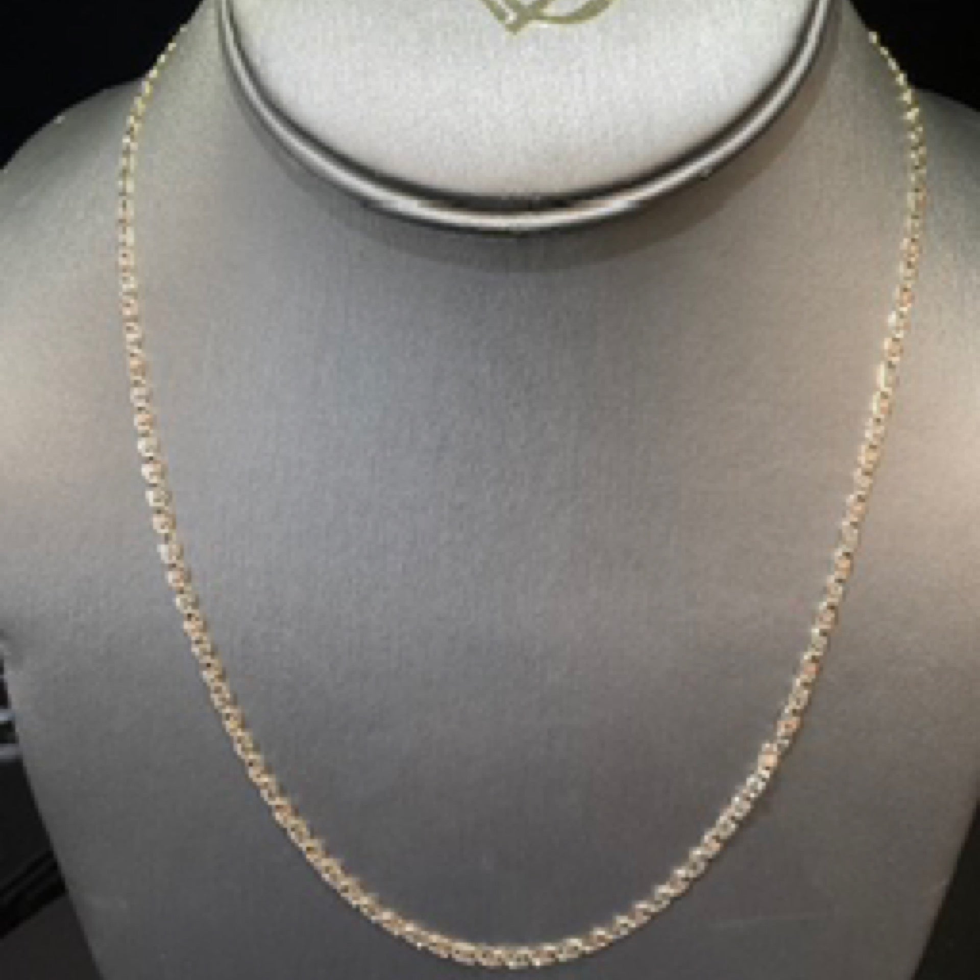 10K Tri-Color Valentino Necklace