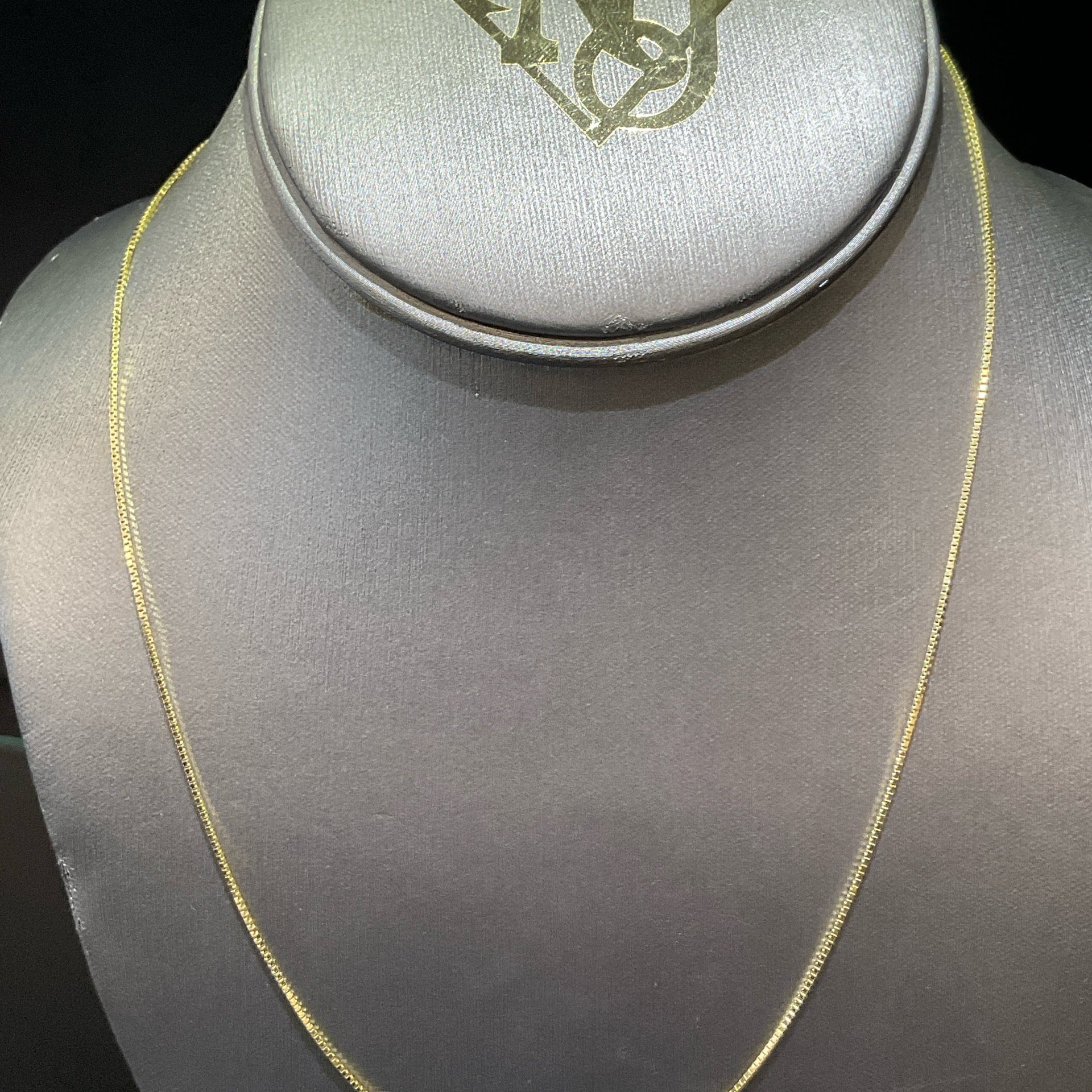 10K Yellow Box Necklace