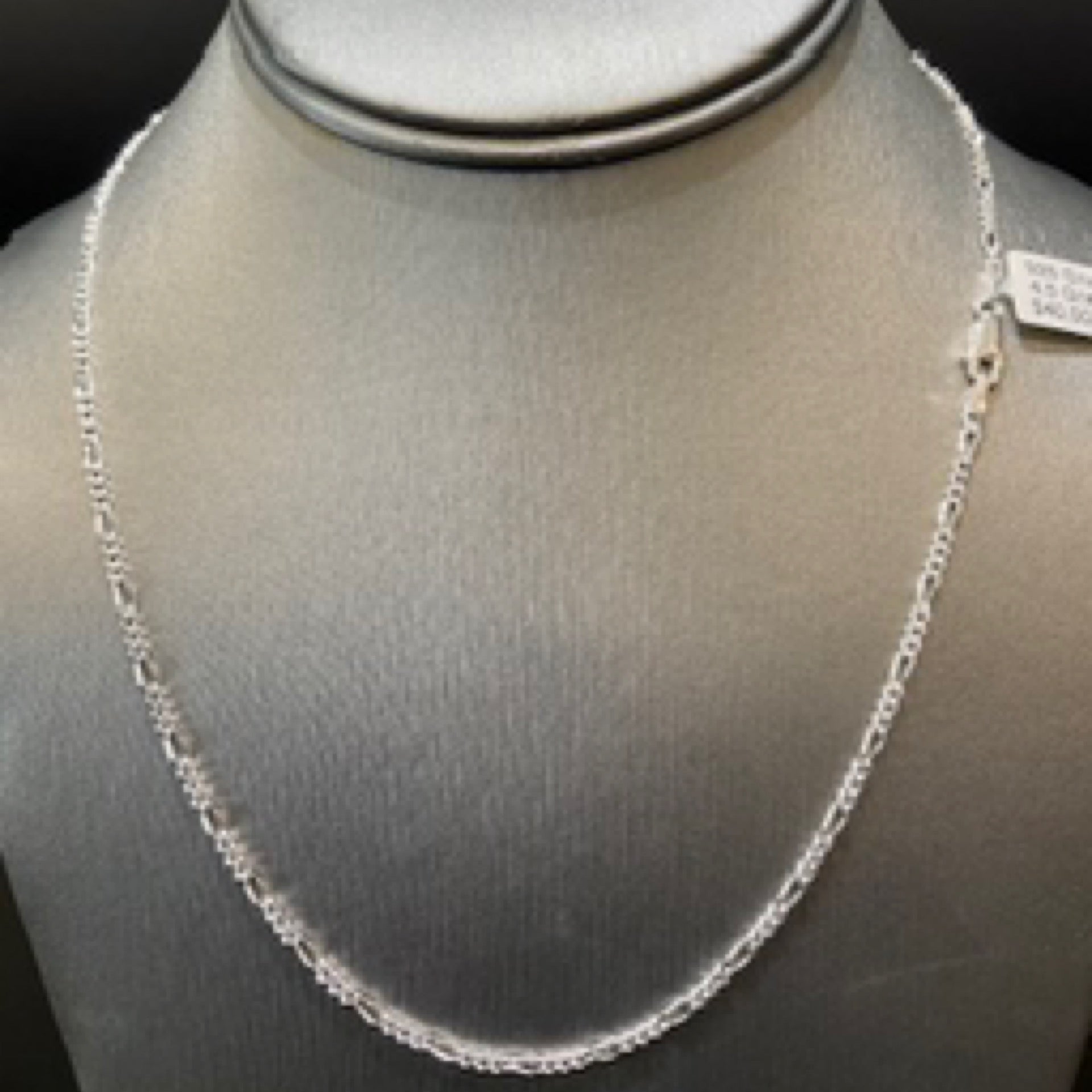 925 Silver Figaro Necklace