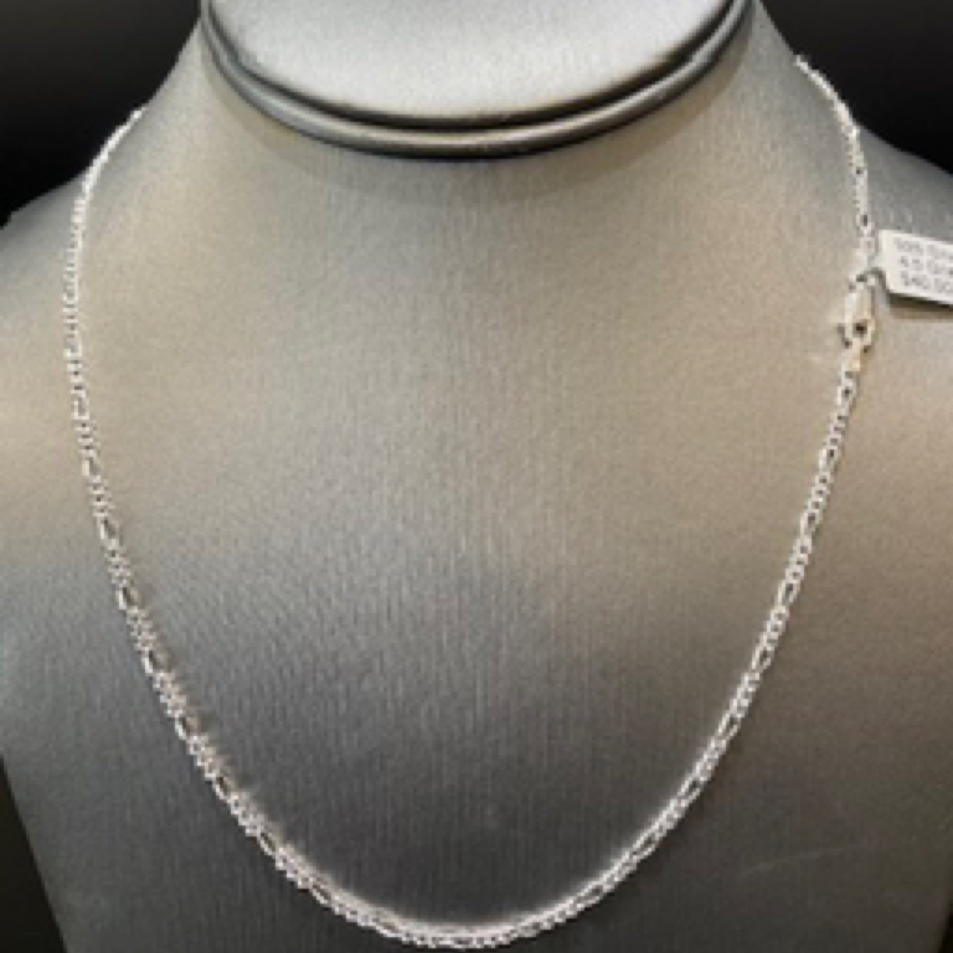 925 Silver Figaro Necklace