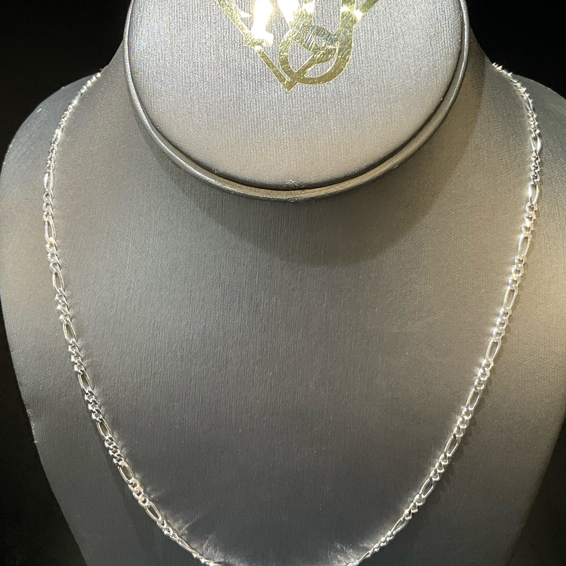 925 Silver Figaro Necklace