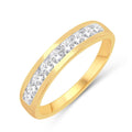 10 Karat Yellow Gold 1.00 Carat Diamonds Classic Ladies Band-0725609-YG - Norma's Jewelry