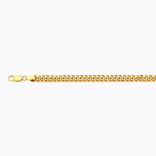 10K 6MM YELLOW GOLD HOLLOW MIAMI CUBAN 28" CHAIN NECKLACE (AVAILABLE IN LENGTHS 7" - 30")