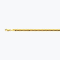 10K 5MM YELLOW GOLD SOLID MIAMI CUBAN 7.5" CHAIN BRACELET (AVAILABLE IN LENGTHS 7" - 30")