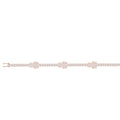 10 Karat Two-Tone (Rose and White) Gold 1.00 Carat Diamonds Teddy Tennis Men's Bracelet-1130013-RW - Norma's Jewelry