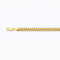 14K 3.75MM YELLOW GOLD HOLLOW MIAMI CUBAN 9" CHAIN BRACELET (AVAILABLE IN LENGTHS 7" - 30")