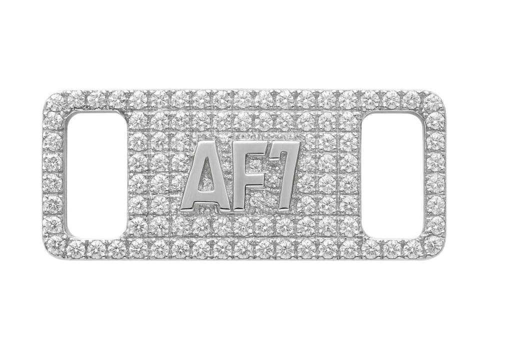 Custom "NICE AF" Diamond Shoe Tag