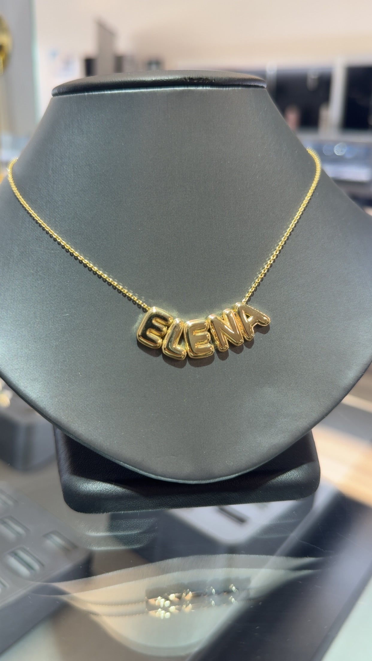 Custom Bubble Nameplate