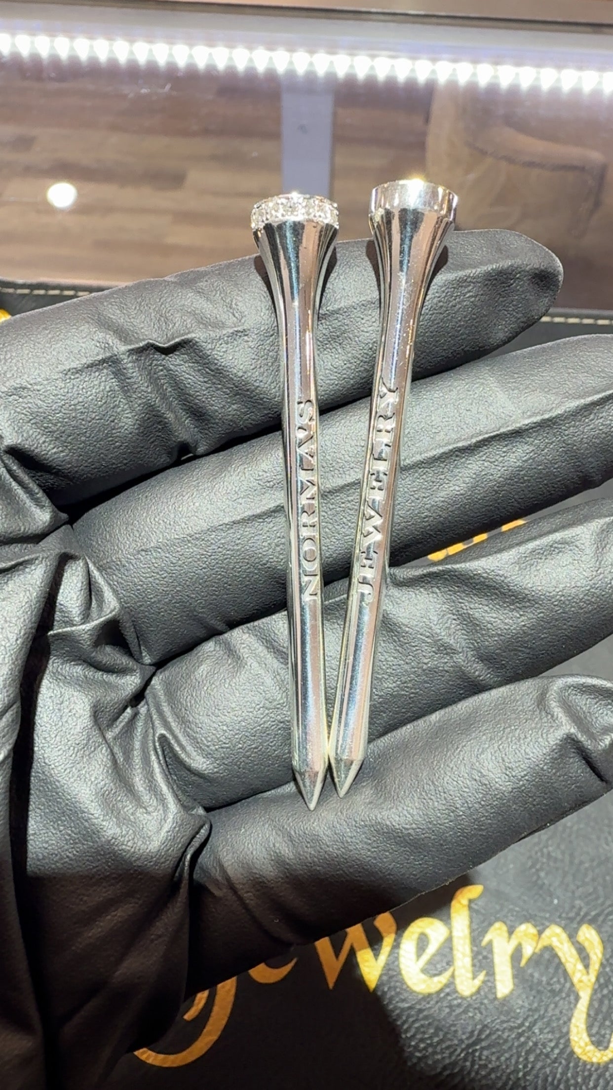 1/2 Oz Silver Golf Tee