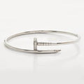 14KW 0.15CTW DIAMOND DESIGNER NAIL BANGLE - Norma's Jewelry