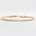 14KY 0.35CTW DIAMOND SINGLE ROW BANGLE - Norma's Jewelry