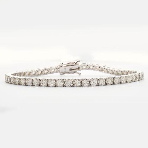 14KW 9.28CTW DIAMOND TENNIS BRACELET - Norma's Jewelry