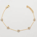 14KY 0.20CTW DIAMOND BUTTERFLY BRACELET - Norma's Jewelry