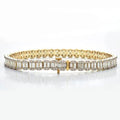 14KY 10.00CTW BAGUETTE DIAMOND BRACELET - Norma's Jewelry