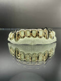 8 Teeth Gold Grillz - 8 Tops or Bottoms (Open Face Solid Gold) - Norma's Jewelry
