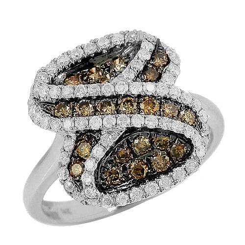 14KW 1.25CTW CD+WD FANCY RING - Norma's Jewelry